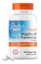 Cargar imagen en el visor de la galería, Zinc Carnosina Complejo Con Pepzin Gi 120 Veggie Caps 120
