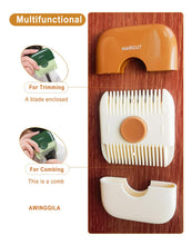 Cargar imagen en el visor de la galería, Awinggila Recortador De Cabello 2 En 1 Peine Manual Para
