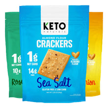 Cargar imagen en el visor de la galería, Keto Crackers Galletas Bajas En Carbohidratos Paquete
