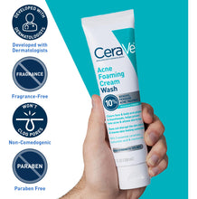 Cargar imagen en el visor de la galería, Cerave Crema Espumosa Para El Acné   Limpiador Suave Para El
