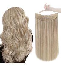 Cargar imagen en el visor de la galería, Easyouth Extensiones De Cabello Humano Con Hilo Rubio
