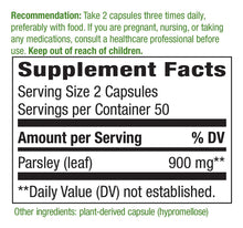 Cargar imagen en el visor de la galería, Natures Way Hoja De Perejil Herbario Prémium Que Proporciona
