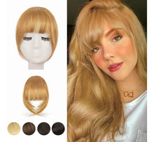 Cargar imagen en el visor de la galería, Barsdar Flequillo Con Clip 100 % Cabello Humano Real Color
