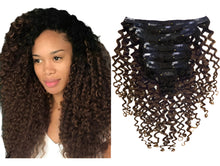 Cargar imagen en el visor de la galería, Lacer Jerry Extensiones De Cabello Humano Rizado Con Clip
