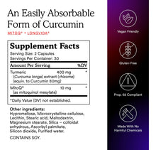 Cargar imagen en el visor de la galería, Mitoq Curcumina Advanced Coq10 Antioxidante  Contiene

