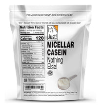 Cargar imagen en el visor de la galería, It's Just! Caseína Micelar 100% | 2 lb | Sin Sabores Artificiales
