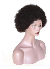 Cargar imagen en el visor de la galería, Zigzag Hair Pelucas De Cabello Humano Afro Rizado Esponjoso
