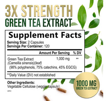 Cargar imagen en el visor de la galería, Extracto De Té Verde 98% Egcg Estandarizado  3 Veces De
