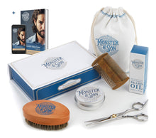 Cargar imagen en el visor de la galería, Monster&amp;son Kit De Barba Orgánico De 7 Artículos De Alta
