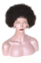 Cargar imagen en el visor de la galería, Zigzag Hair Pelucas De Cabello Humano Afro Rizado Esponjoso
