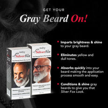 Cargar imagen en el visor de la galería, Godefroy Silver Fox Abrillantador De Barba Plateado Y Gris
