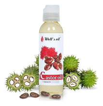 Cargar imagen en el visor de la galería, Wells Oil Aceite De Ricino   4oz 4.0 Fl Oz   Totalmente
