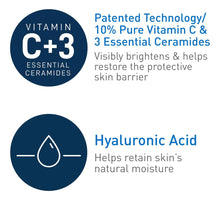 Cargar imagen en el visor de la galería, CeraVe Sérum Vitamina C 10% + Ácido Hialurónico | 3 Ceramidas | Sin Fragancia | 30ml
