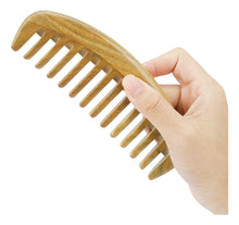 Cargar imagen en el visor de la galería, Onedor Peines De Pelo De Sándalo Verde 100% Natural Hechos A
