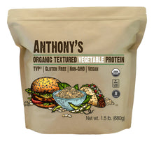 Cargar imagen en el visor de la galería, Anthonys Proteína Vegetal Orgánica Texturizada Tvp 1.5
