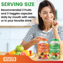 Cargar imagen en el visor de la galería, Simply Natures Promise Suplementos De Frutas Y Verduras 90
