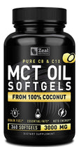 Cargar imagen en el visor de la galería, Cápsulas De Aceite Mct Puro 360 Cápsulas Blandas   3000 Mg 4
