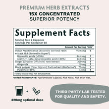 Cargar imagen en el visor de la galería, Tribe Organics Boswellia Serrata Complex Supplement For
