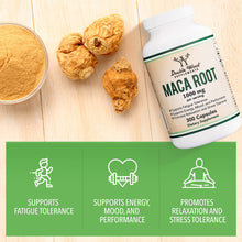 Cargar imagen en el visor de la galería, Cápsulas De Raíz De Maca Para Mujeres Y Hombres 300 Unidades
