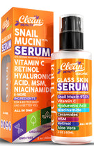 Cargar imagen en el visor de la galería, Sérum Mucina de Caracol + Vitamina C | Niacinamida + Retinol + Ác. Hialurónico + Ceramidas | K-Beauty
