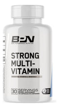 Cargar imagen en el visor de la galería, Bare Performance Nutrition Strong Multivitamina | 30 Porciones | Bacopa + Ashwagandha + Vitaminas | Cognición Energía Sueño
