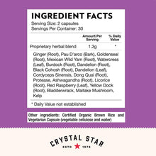 Cargar imagen en el visor de la galería, Crystal Star Fibro Defense 60 Cápsulas Cohosh Negro Salud De
