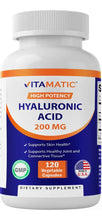 Cargar imagen en el visor de la galería, Vitamatic Suplementos De Ácido Hialurónico De 200 Mg Apoya
