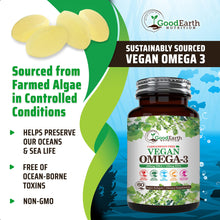 Cargar imagen en el visor de la galería, Vegano Omega 3 Algas Dha/epa A Base De Plantas Sin
