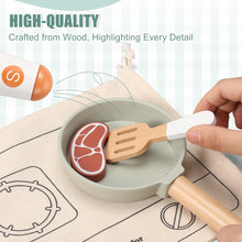 Cargar imagen en el visor de la galería, Pithfor Juego De Cocina De Madera Juego De Accesorios De
