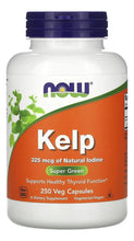 Cargar imagen en el visor de la galería, Now Suplementos Algas De 325 Mcg De Yodo Natural Apoya La
