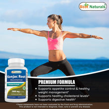 Cargar imagen en el visor de la galería, Best Naturals Raíz De Konjac 2000 Mg 180 Unidades
