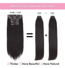 Cargar imagen en el visor de la galería, Lovrio Extensiones De Cabello Con Clip De Grado 9a Color
