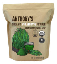 Cargar imagen en el visor de la galería, Anthonys Polvo De Pasto De Trigo Orgánico 8 Onzas Cultivado
