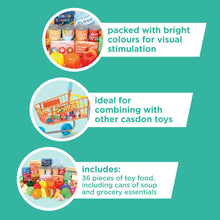 Cargar imagen en el visor de la galería, Casdon Juego De Comestibles Para Niños Mayores De 2 Años.
