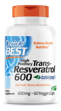 Cargar imagen en el visor de la galería, Doctors Best Trans-resveratrol 600 Sin Omg Vegano Sin Gluten
