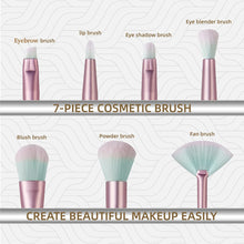 Cargar imagen en el visor de la galería, Hawetimher Juego De Brochas De Maquillaje Con Purpurina Rosa
