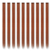 Cargar imagen en el visor de la galería, Feshfen Extensiones De Cabello De Color Cobre Con Clip 10
