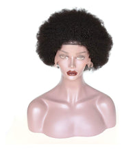 Cargar imagen en el visor de la galería, Zigzag Hair Pelucas De Cabello Humano Afro Rizado Esponjoso
