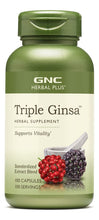 Cargar imagen en el visor de la galería, Gnc Herbal Plus Triple Ginsa 100 Cápsulas Apoya La Vitalidad
