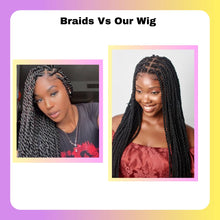 Cargar imagen en el visor de la galería, Wow Braids Peluca De Encaje Frontal Transparente 360 Hd De

