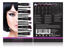Cargar imagen en el visor de la galería, Shany Pinceles De Maquillaje  Black Bombshell  Juego De 14
