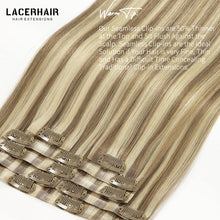 Cargar imagen en el visor de la galería, Lacer Extensiones De Cabello Humano Remy Con Clip De 22
