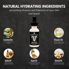 Cargar imagen en el visor de la galería, Stonefoot Farms Beard Oil Sandalwood &amp; Vanilla Moisturizes
