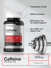 Cargar imagen en el visor de la galería, Horbäach Píldoras De Cafeína De 200 Mg   Con Té Verde   200
