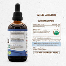 Cargar imagen en el visor de la galería, Secrets Of The Tribe Wild Cherry Usda Organic   Extracto Sin
