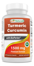 Cargar imagen en el visor de la galería, Best Naturals Curcumina De Cúrcuma 1500 Mg/porción Con

