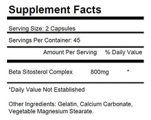 Cargar imagen en el visor de la galería, Krk Supplements 1 Botella De Beta Sitosterol 800mg Por
