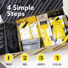 Cargar imagen en el visor de la galería, Cleverman Kit De Tinte Para Cabello Y Barba Marrón Oscuro
