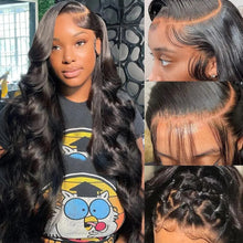 Cargar imagen en el visor de la galería, Pizazz Pelucas De Cabello Humano Ondulado Con Encaje Frontal
