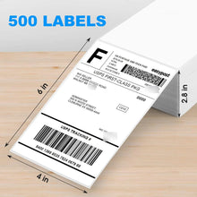 Cargar imagen en el visor de la galería, Maxgear Etiquetas Térmicas Directas De 4 X 6 Pulgadas 500
